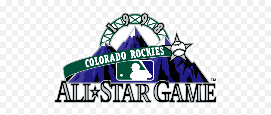 Mlb All - Star Game Primary Logo Major League Baseball Mlb Rockies All Star Game Logo Emoji,Mlb Logo
