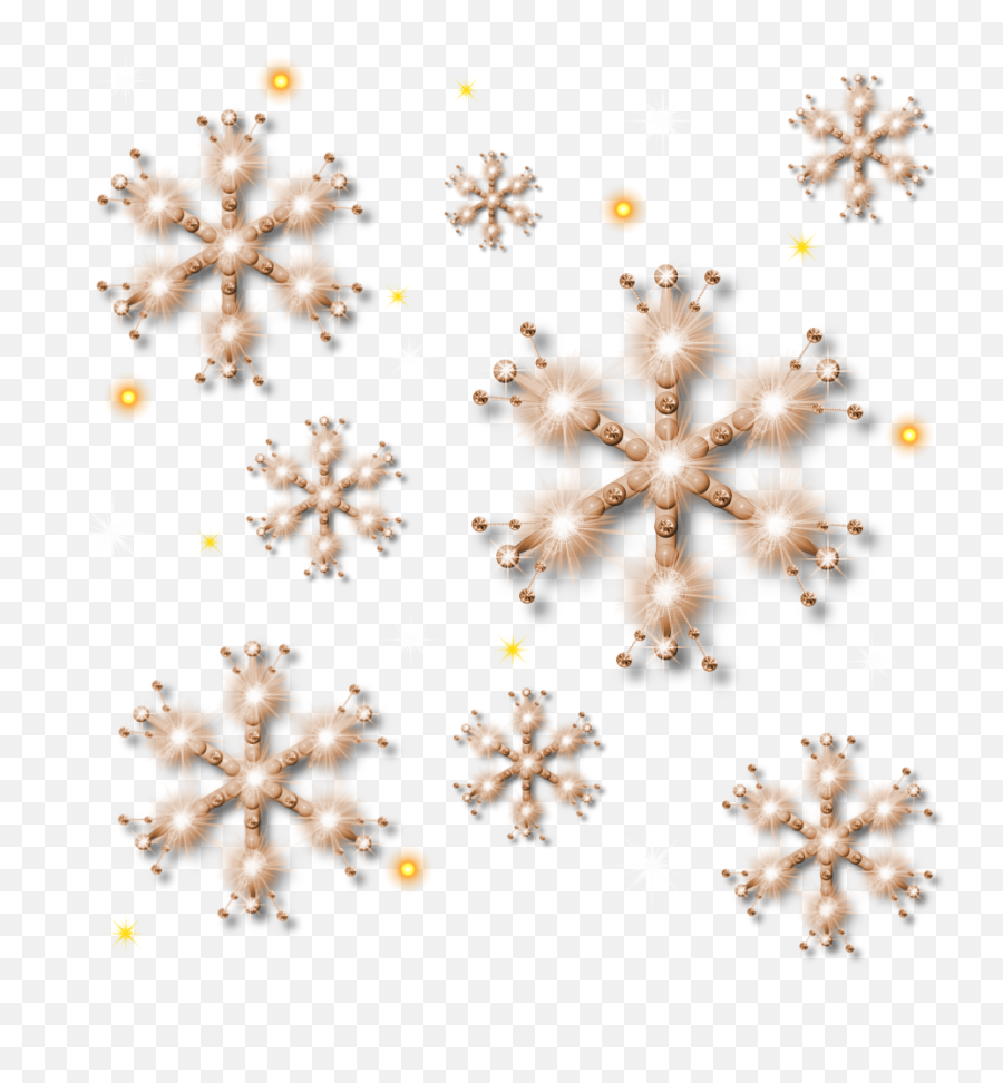 Download Png Beaded Snowflake Design By Jssanda - Snowflakes Emoji,Silver Snowflake Png
