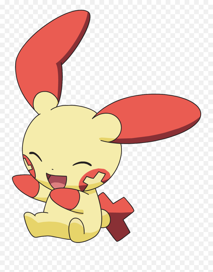 311plusle Ag Anime - Yellow Pokemon With Red Ears Emoji,Anime Cat Ears Png