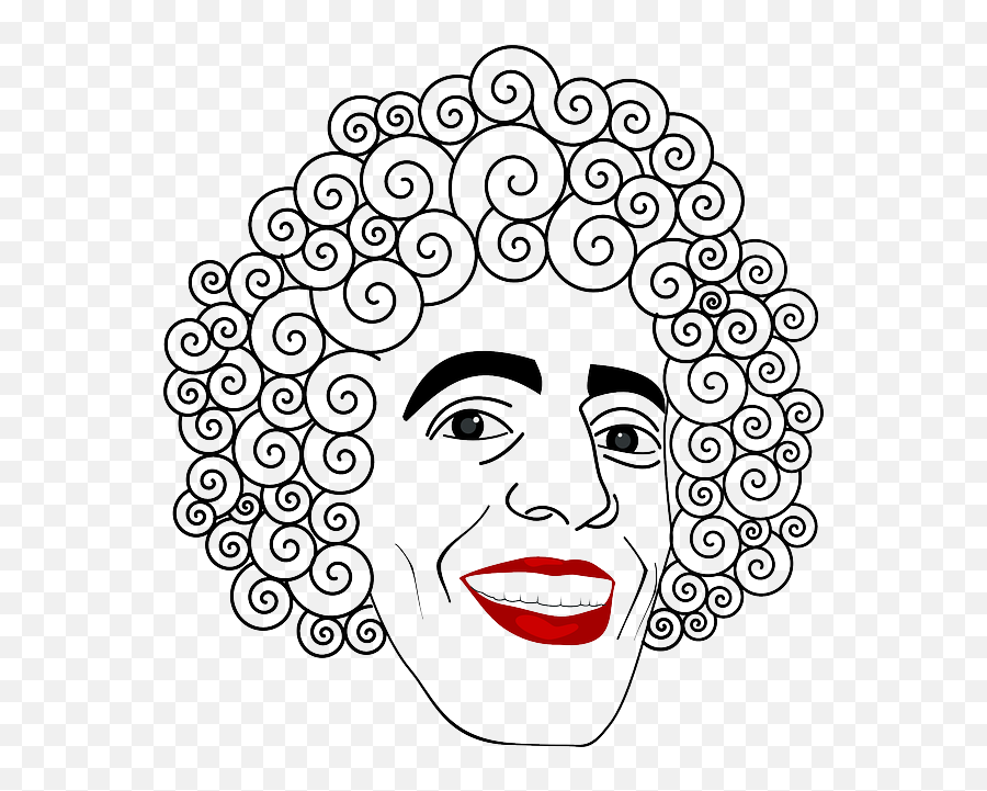 Clown Face Circus - Free Vector Graphic On Pixabay Emoji,Carnival Clipart Black And White