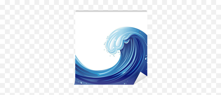 Onda Mare Oceano - Acquasea Ocean Wavewatervector Wall Emoji,Water Wave Png