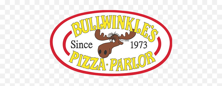 Bullwinkleu0027s Pizza Pizza Restaurant In Ak Emoji,Pizza Restaurant Logo