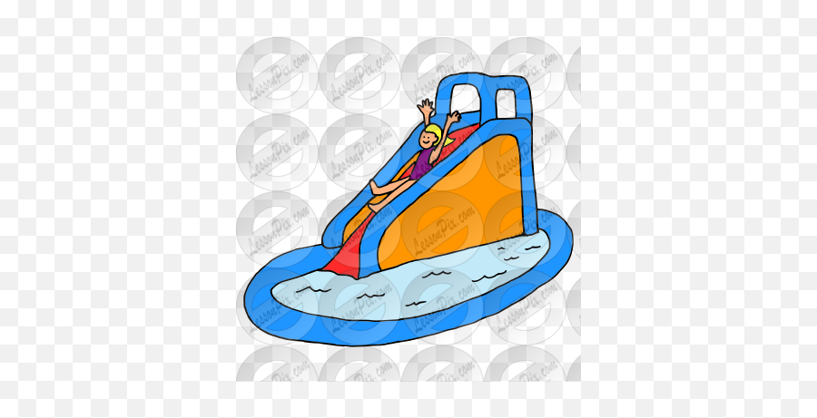 Water Slide Picture For Classroom - Clip Art Emoji,Slide Clipart