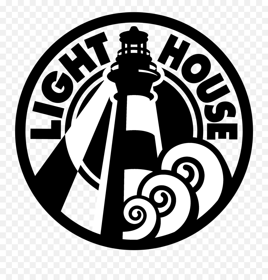 Light House Logo Png Transparent Svg - Vector Black And White Light House Emoji,White House Logo