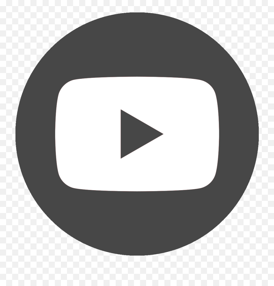 Facebook Twitter Instagram Youtube - Youtube Logo Vector Youtube Icon Grey Round Emoji,Instagram Logo Vector