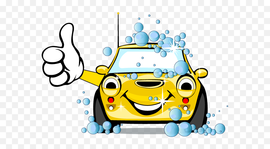 Yellow Car Wash Clip Art - Car Clipart Clean Emoji,Car Wash Clipart
