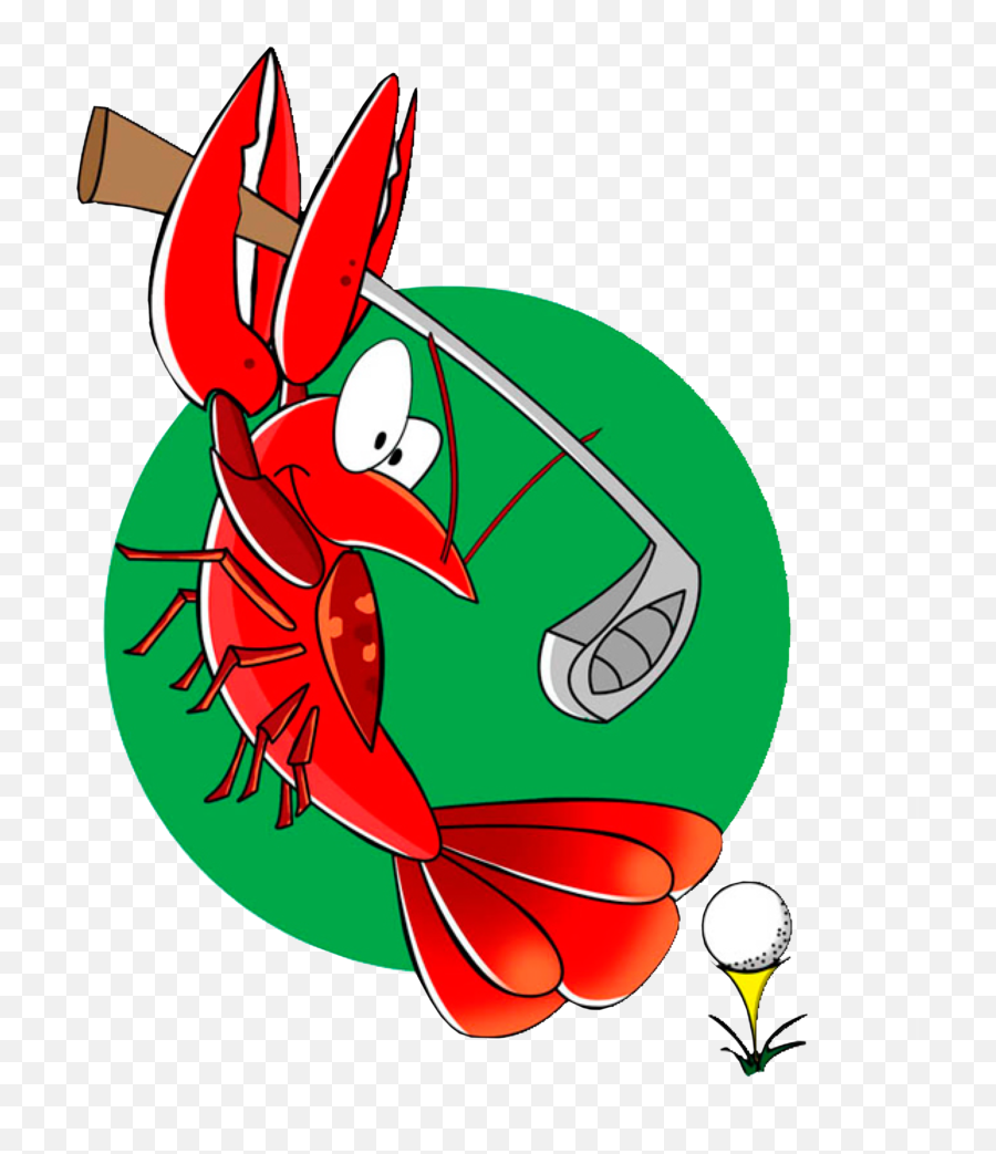Crawfish Clipart Happy - Golf Tournament Crawfish Emoji,Crawfish Clipart