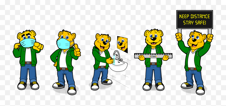 How To Use Your Mascot During A Pandemic - Promo Bears Usa Sharing Emoji,Bear Mascot Logo