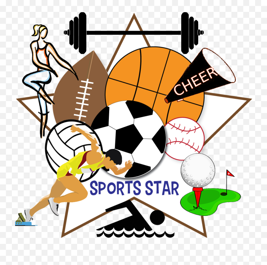 Golf Ball Clip Art - Transparent Background Sports Clip Art Emoji,Sports Balls Clipart