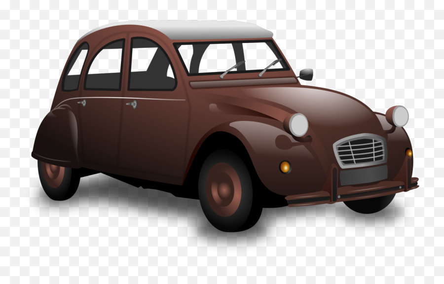 Car Automotive Exterior - Brown Car Clip Art Emoji,Vintage Car Clipart