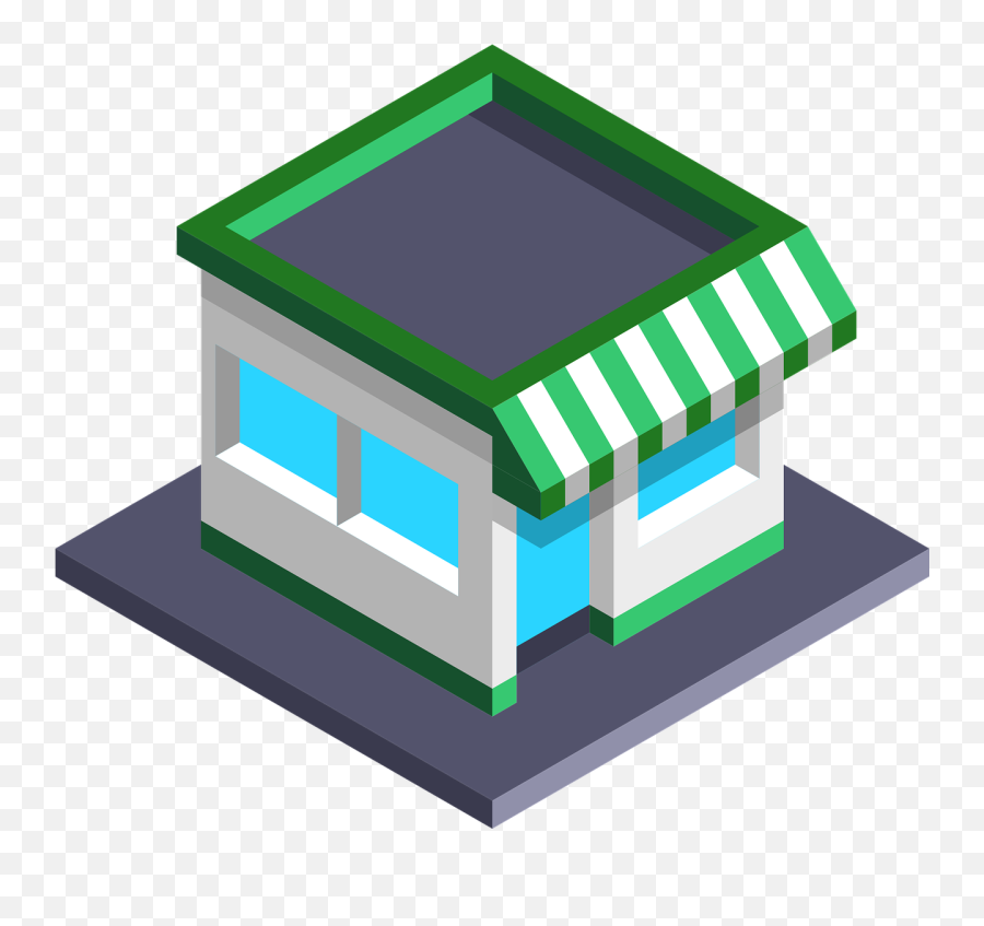 Shop 3d Isometric Mock - Free Vector Graphic On Pixabay Market Isometric Png Emoji,3d Png