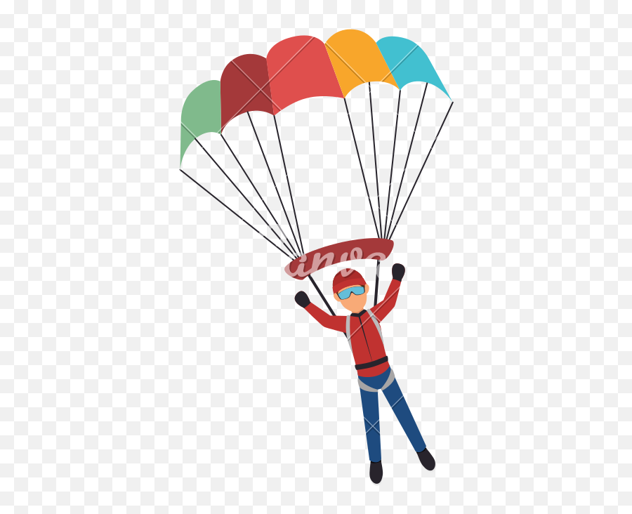 Parachute Png Pic - Clipart Transparent Parachute Emoji,Parachutist Clipart