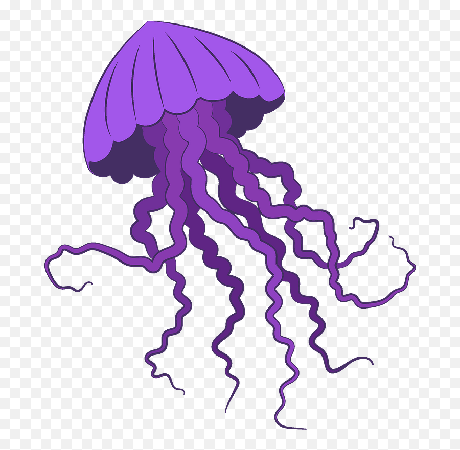 Jellyfish Clipart - Clipart Image Of Jellyfish Emoji,Jellyfish Clipart