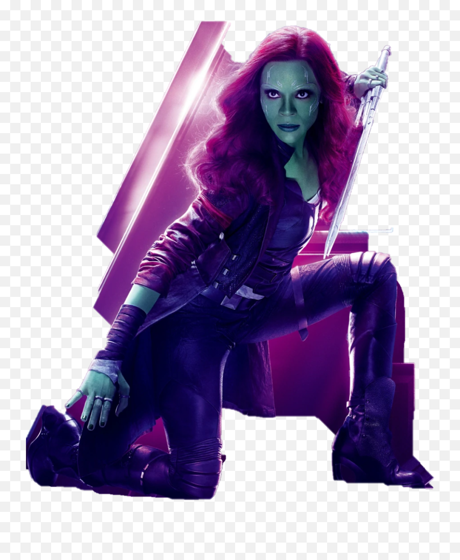 Gamora - Zoe Saldaña Avengers Emoji,Gamora Png