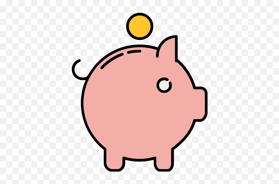 Piggy Bank Money Vector Svg Icon 8 - Png Repo Free Png Icons Piggy Bank Emoji,Cartoon Money Png