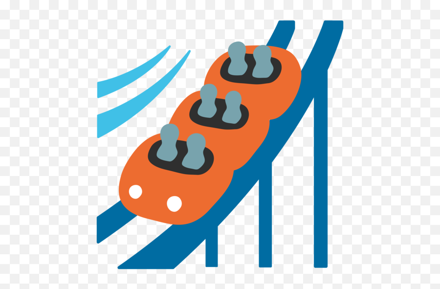 Roller Coaster Emoji - Rollercoaster Icon Png,Rollercoaster Png
