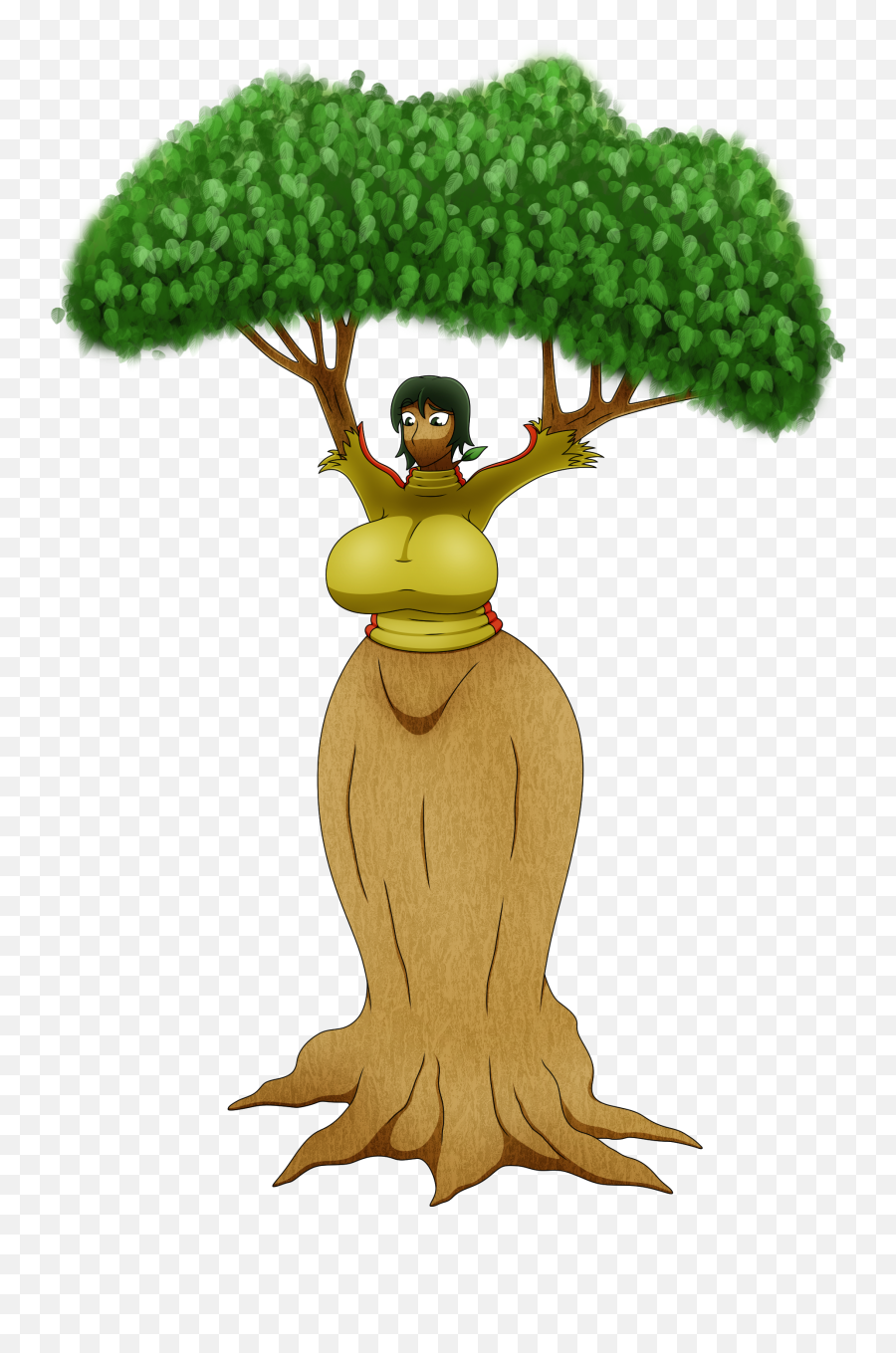 Tree Hugger - Anime Clipart Full Size Clipart 2154225 Art Emoji,Anime Transparent