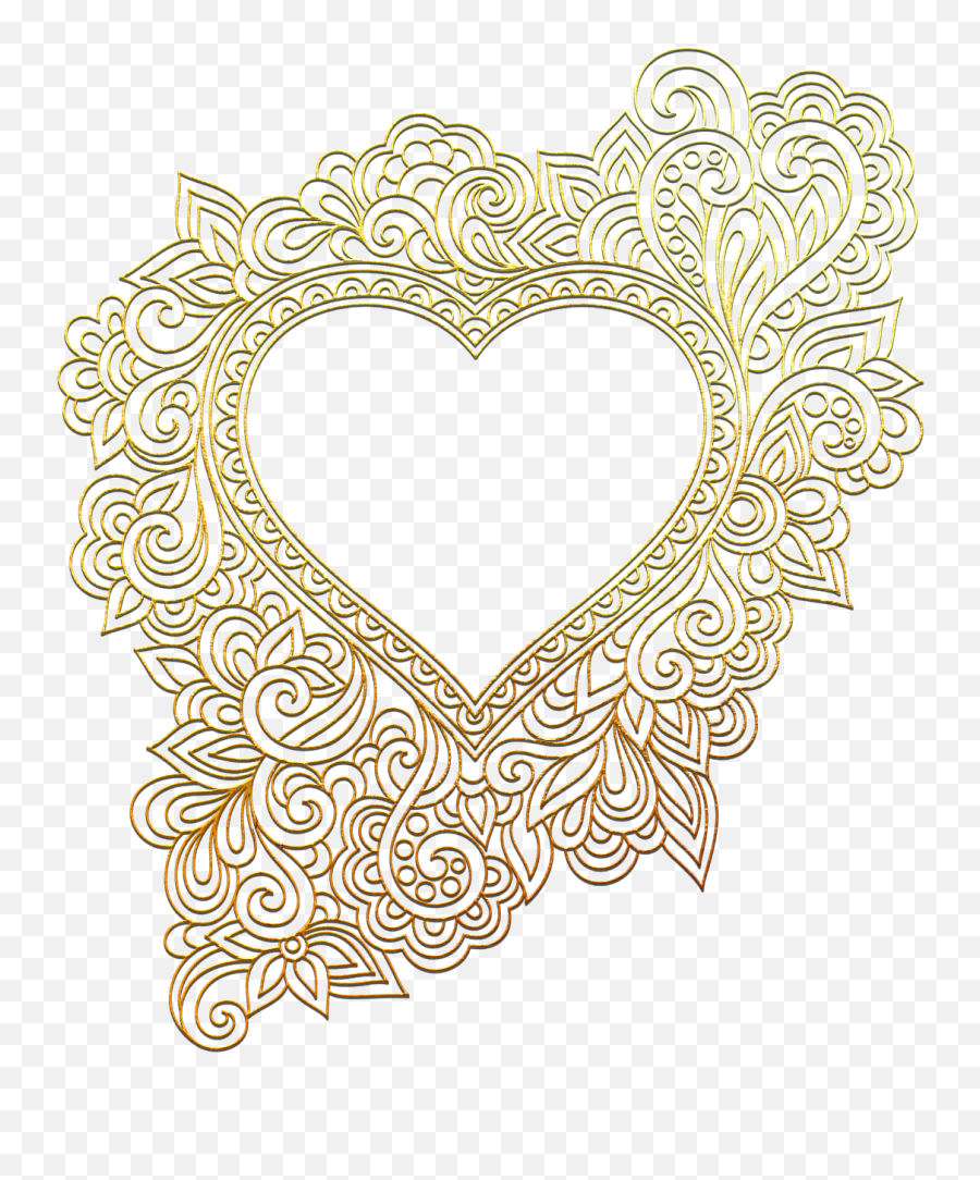 Heart Golden Design - Free Image On Pixabay Emoji,Hearts Logo