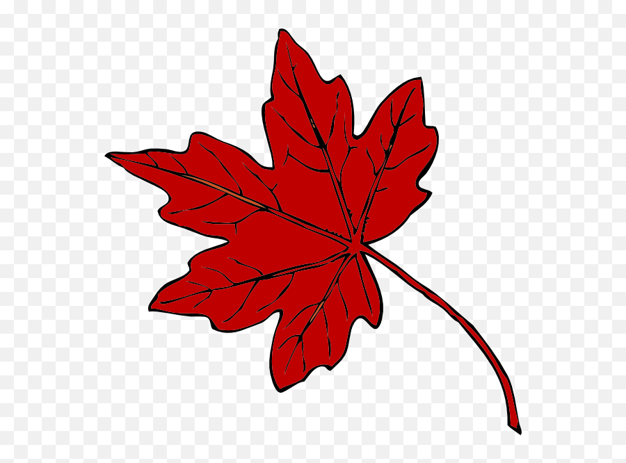 Red Maple Leaf Clip Art At Clkercom - Vector Clip Art Emoji,L Clipart