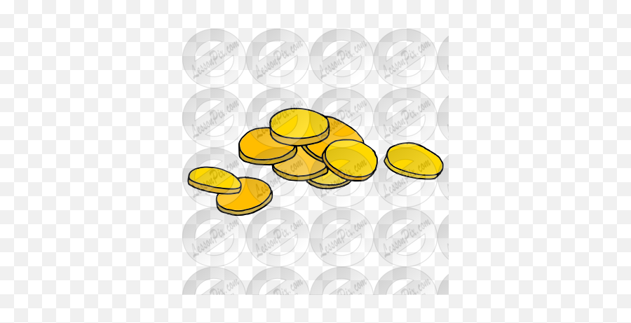 Gold Coins Picture For Classroom Therapy Use - Great Gold Emoji,Gold Coins Transparent