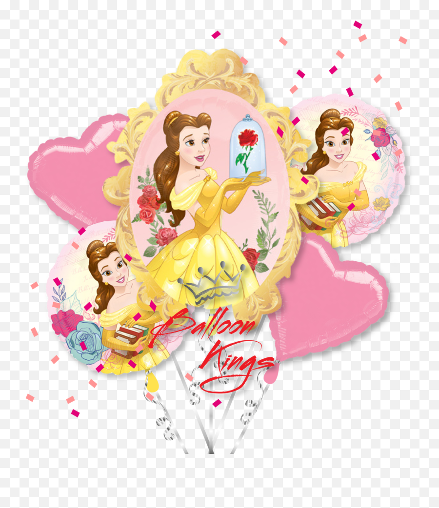 Beauty And The Beast Belle Bouquet Emoji,Beauty And The Beast Characters Png