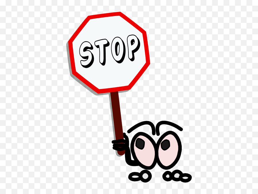 Stop Clip Art At Clker - Stop Clipart Png Emoji,Stop Clipart