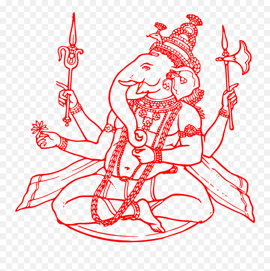 Ganesha Hinduism Hindu Temple Png Picpng Emoji,Temple Png