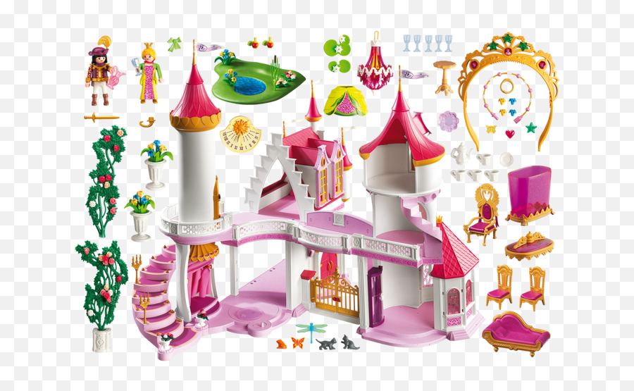 Download Princess Fantasy Castle - Playmobil Princess Castle Emoji,Princess Castle Png