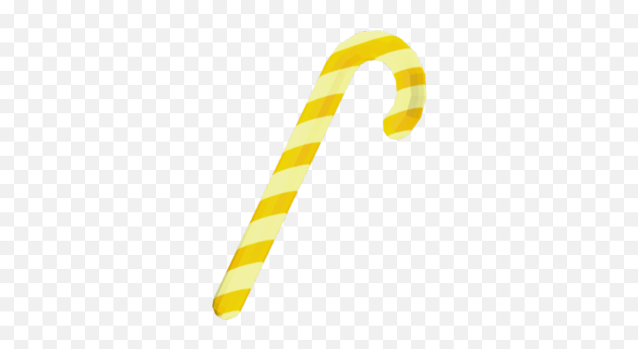 Golden Candy Cane - Solid Emoji,Candy Cane Png