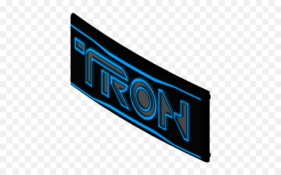 Tron Emblem 3d Cad Model Library Grabcad - Language Emoji,Tron Logo