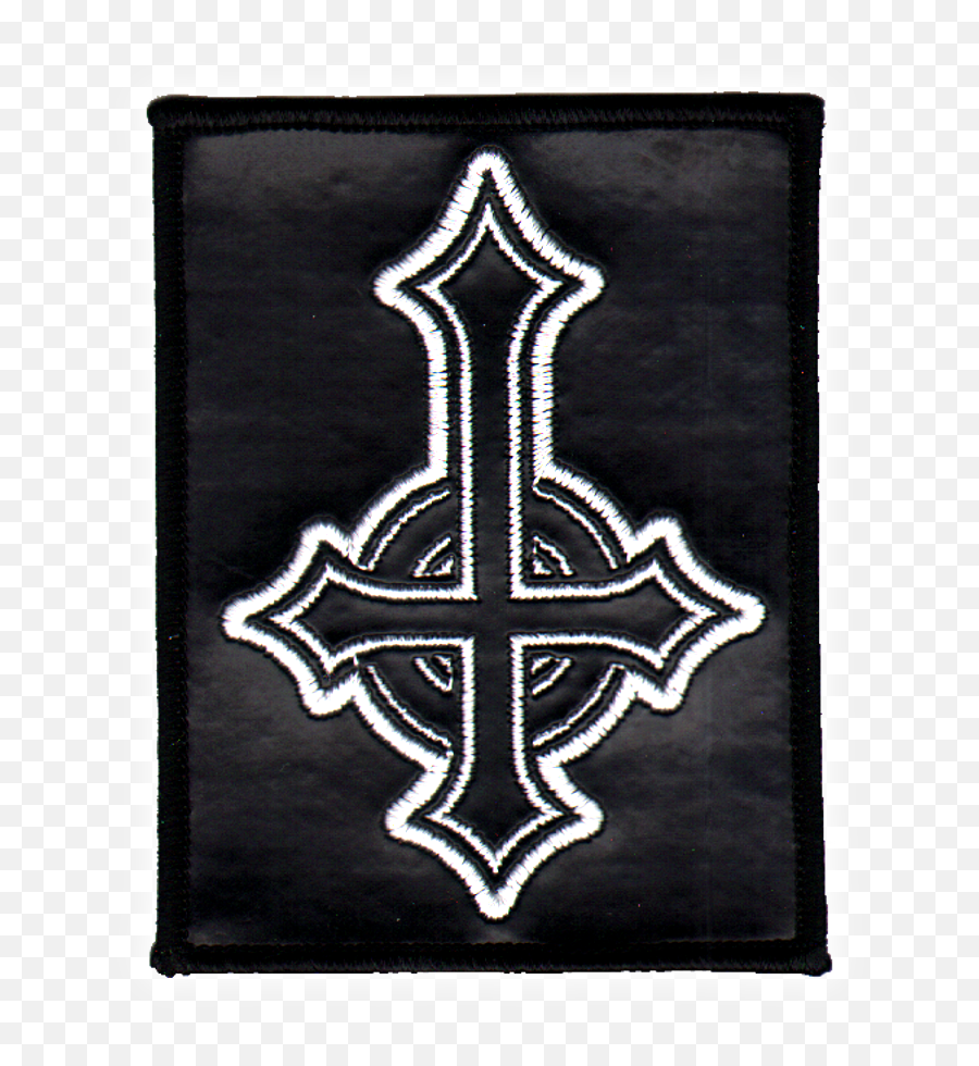 Download Patch - Gothic Cross Inverted Emoji,Celtic Cross Png
