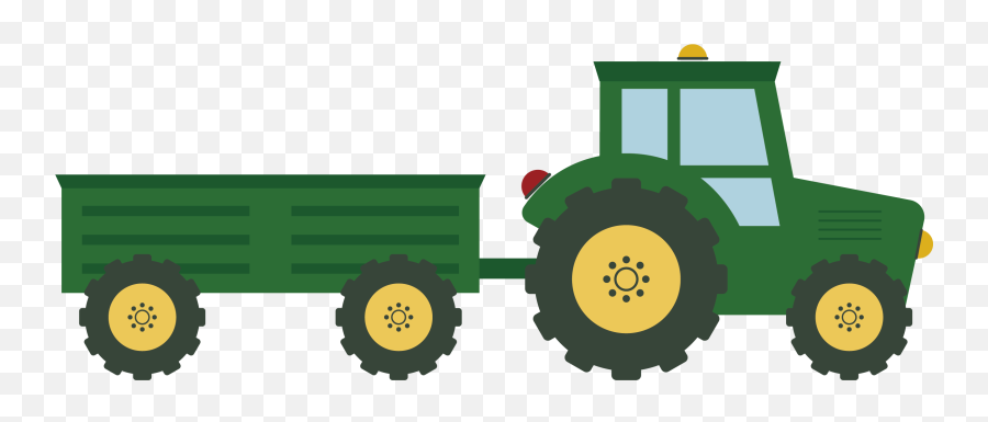 Tractor Verde Png Clipart - Tractor Easter Svg Emoji,Hayride Clipart
