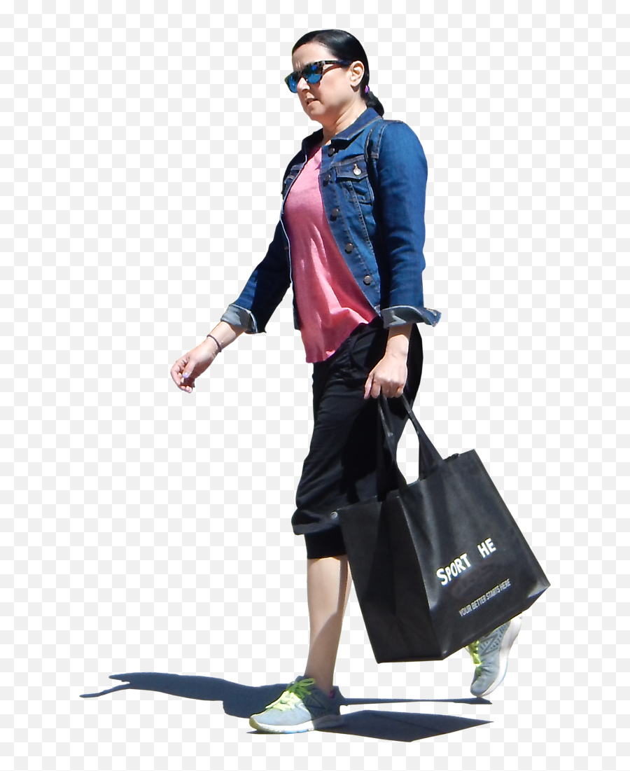 Texture People Walking - People With Bags Png Emoji,Bag Png