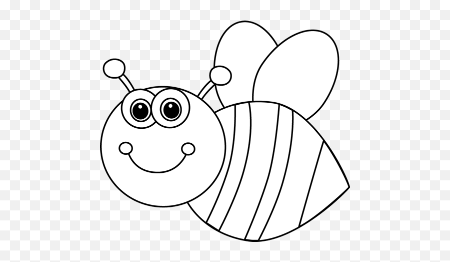 Free Cartoon Bee Pics Download Free Clip Art Free Clip Art - My Cute Graphics Bee Black And White Emoji,Bee Clipart