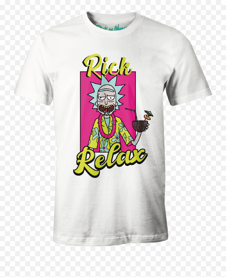 Morty T - Rick Relax Emoji,Superman Logo Tshirt