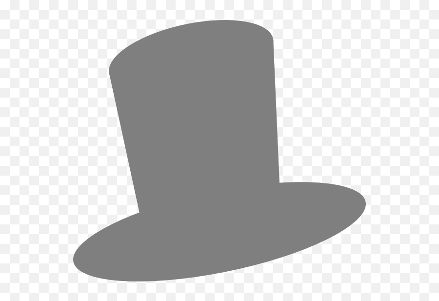 Download Top Hat Clipart Grey - Hat Png Image With No Black Top Hat Clipart Emoji,Top Hat Png