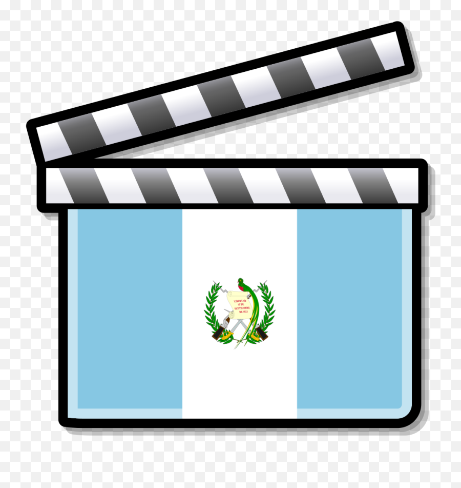 Fileguatemala Film Clapperboardsvg - Wikipedia Emoji,Guatemala Flag Png