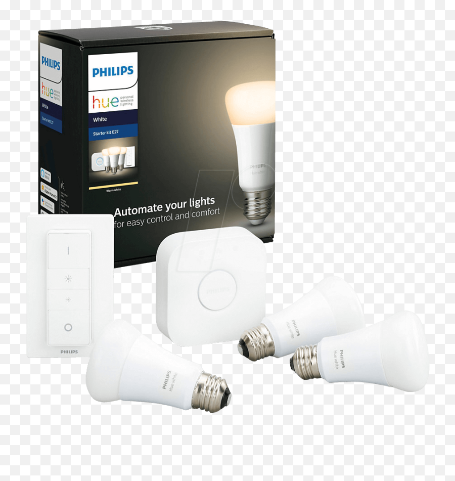 Smart Lighting Hue White E27 Starter Set Emoji,Philips Hue Logo