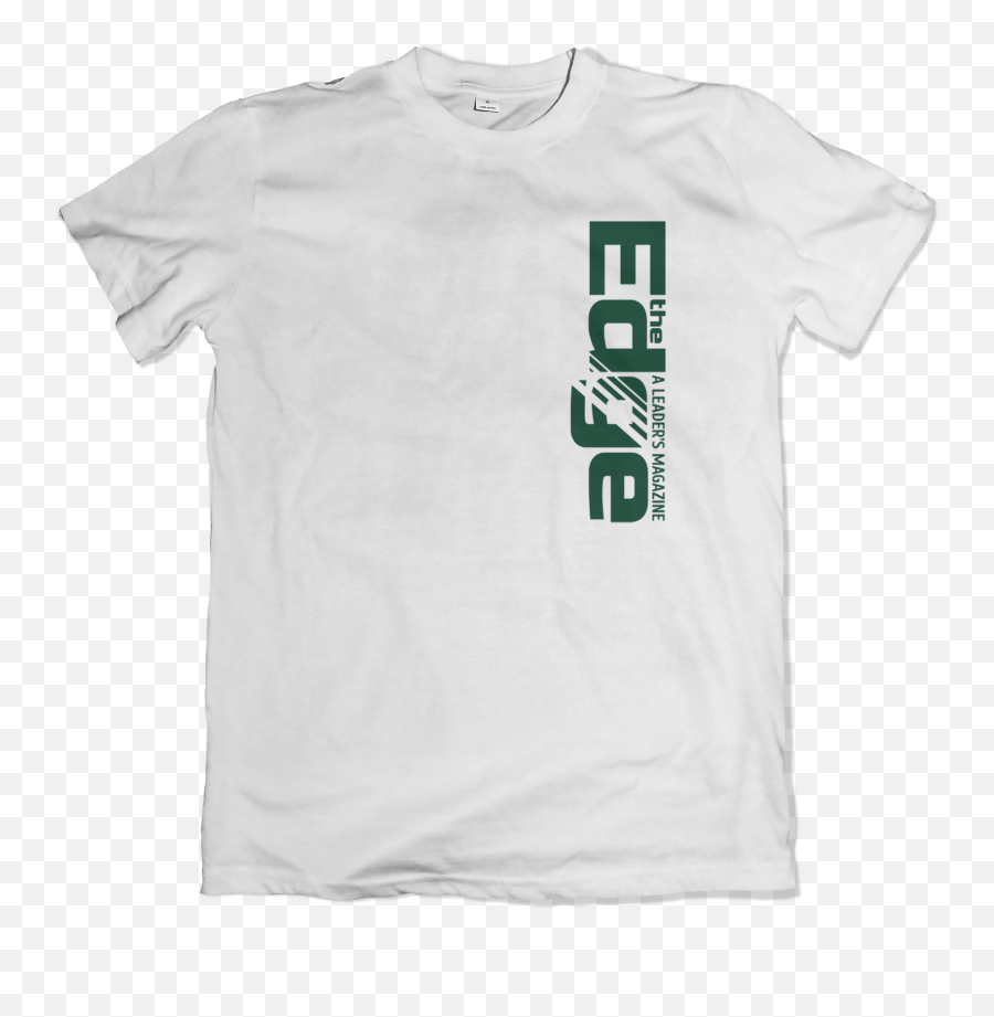 White U0026 Green T - Shirt S004 U2013 The Edge Magazine Shirts Emoji,Times Magazine Logo
