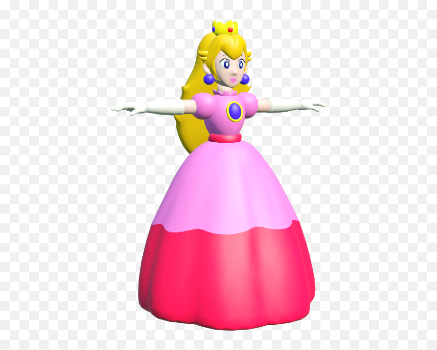 Custom Edited - Mario Customs Peach N64 Era The Emoji,Princess Peach Clipart