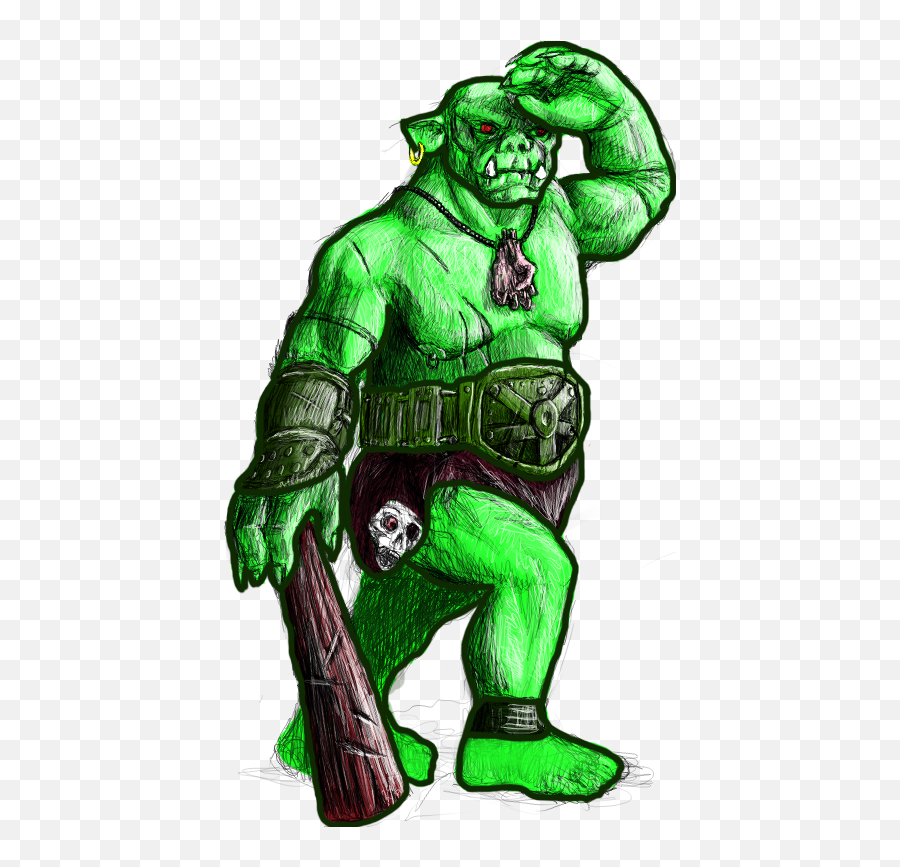 Vector Free Library Painted Opengameart Org Preview - Orc Emoji,Orc Png