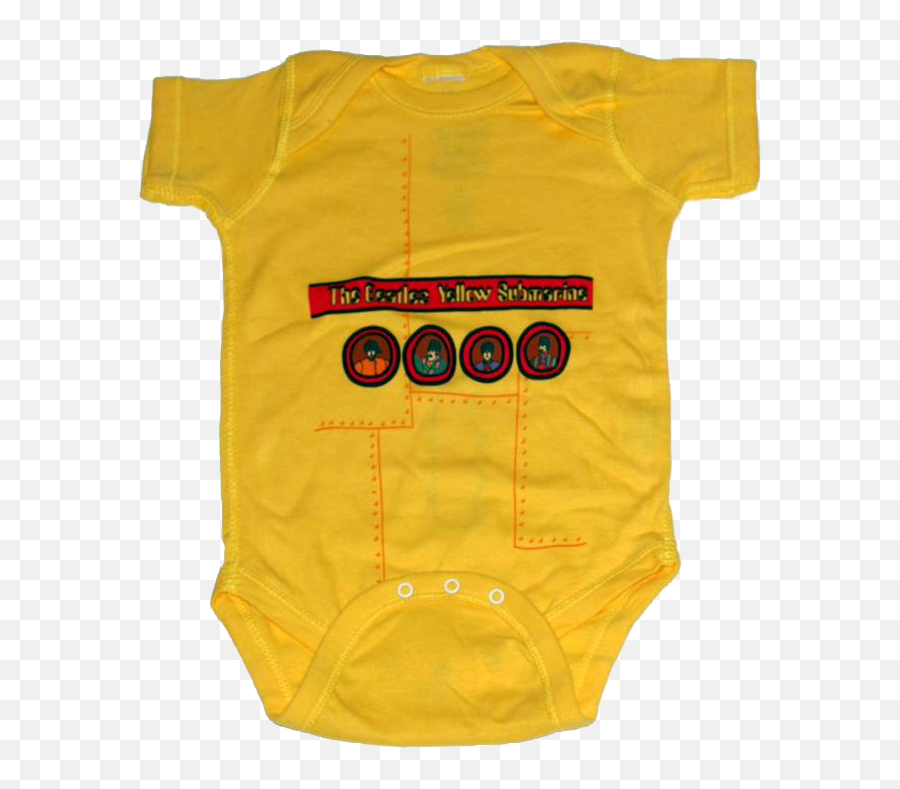 Beatles Onesie Baby Rocker Yellow Submarine Emoji,Submarine Png