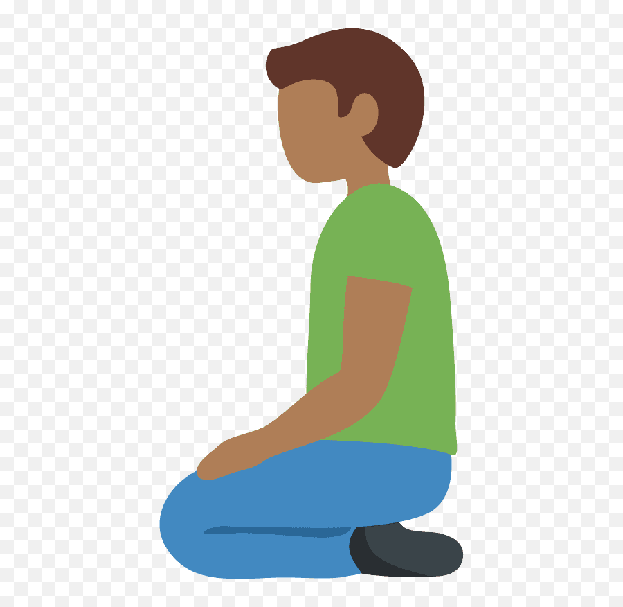 Man Kneeling Emoji Clipart Free Download Transparent Png,Lap Clipart