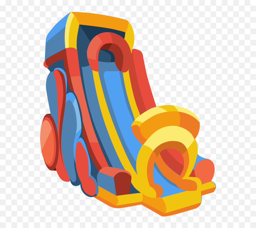 Inflatable Water Slides - Vertical Emoji,Slide Clipart