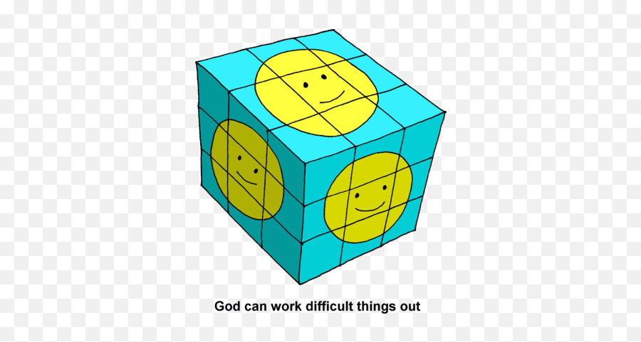 Rubik Cube With Smiley Face - Cube With Smiley Faces Emoji,Cube Clipart