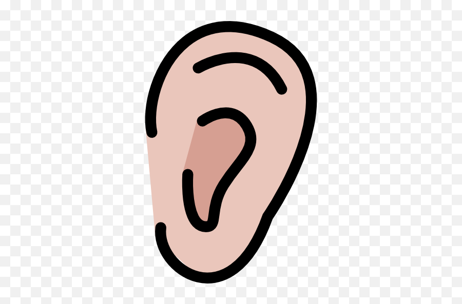 Auricle Ear Drawing Clip Art - Ear Png Download 512512 Ear Clipart Png Emoji,Ear Clipart