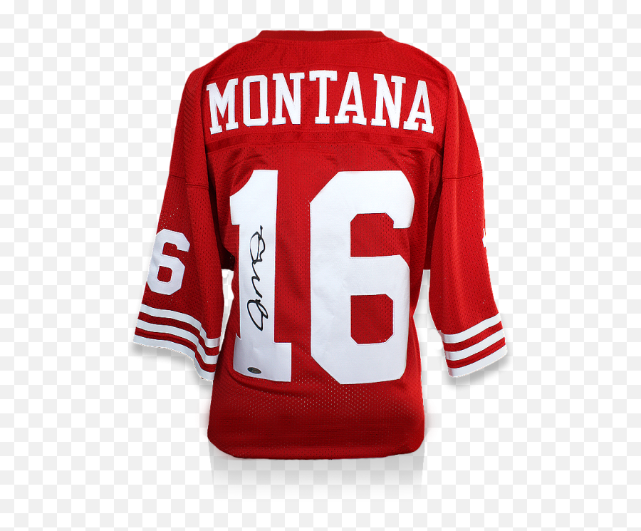 Joe Montana Signed San Francisco 49ers 1989 Jersey - Joe Montana Jersey Emoji,San Francisco 49ers Logo
