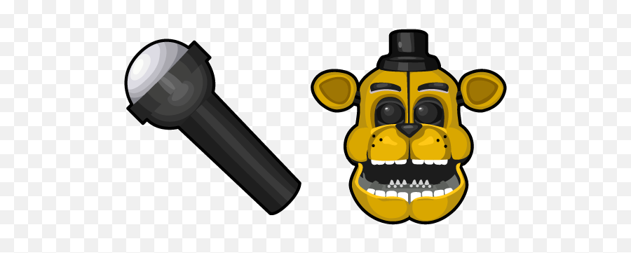 Golden Freddy Cursor - Fnaf Funtime Foxy Cursor Emoji,Five Nights At Freddy's Logo