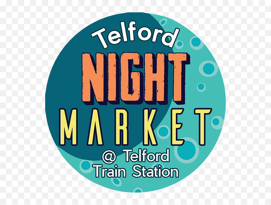 Telford Night Market - Dot Emoji,Market Logo