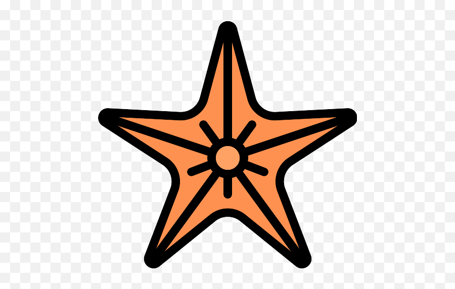 Starfish Vector Svg Icon 41 - Png Repo Free Png Icons Rockstar Decal Emoji,Starfish Png